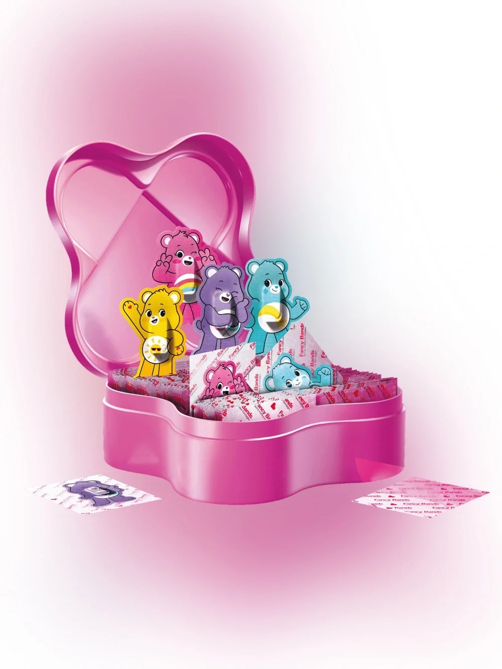 Care Bears 50 Shaped Bandages Assorted